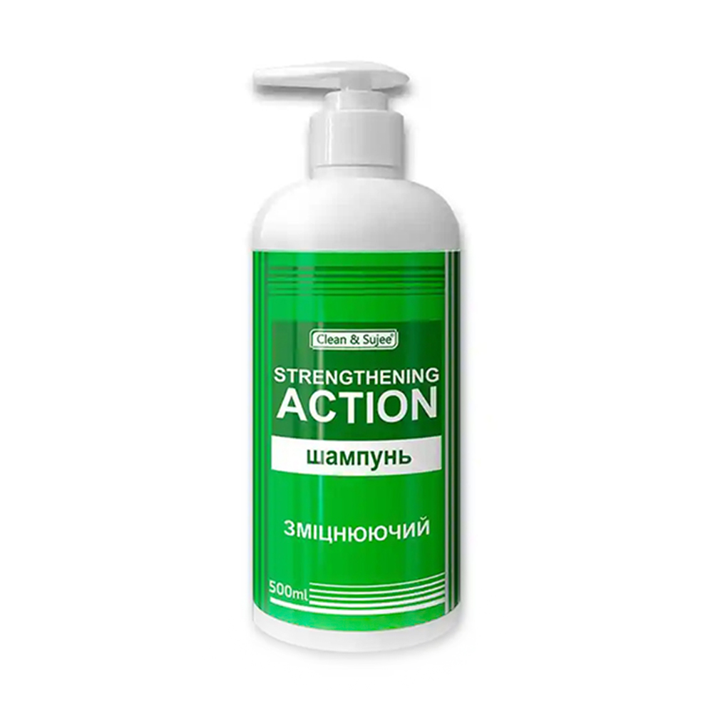 Зміцнювальний шампунь для волосся Clean &amp; Sujee Strengthening Action, 500 мл